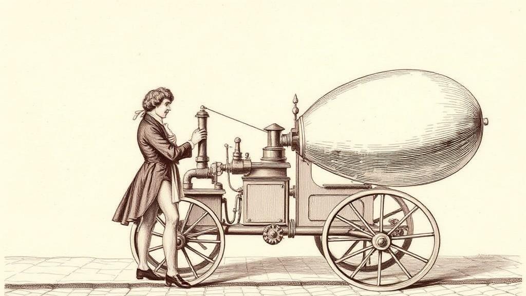 De Rivaz's hydrogen carriage: the first internal-combustion automobile