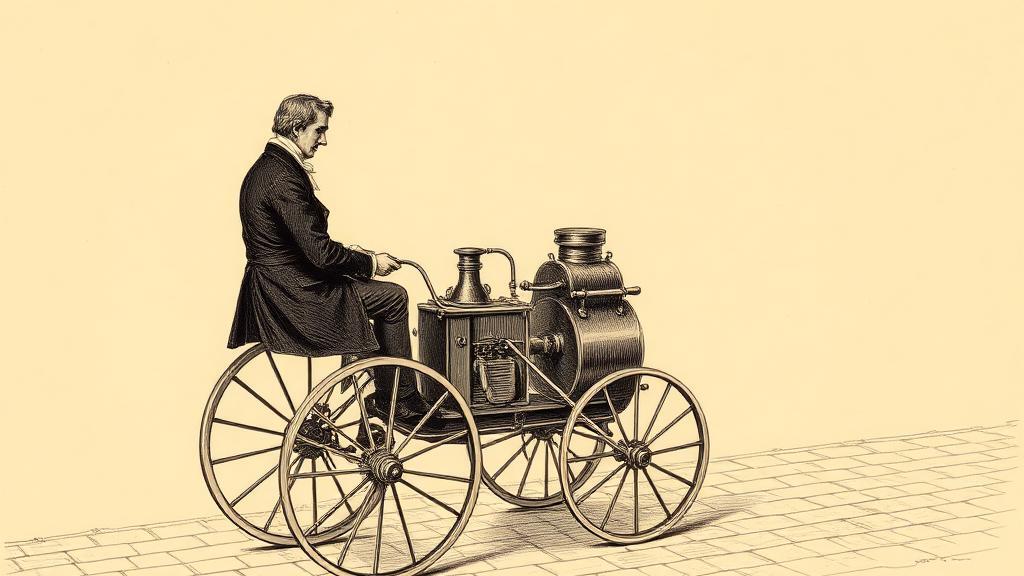 Lenoir's Hippomobile: eleven kilometres on a coal-gas engine