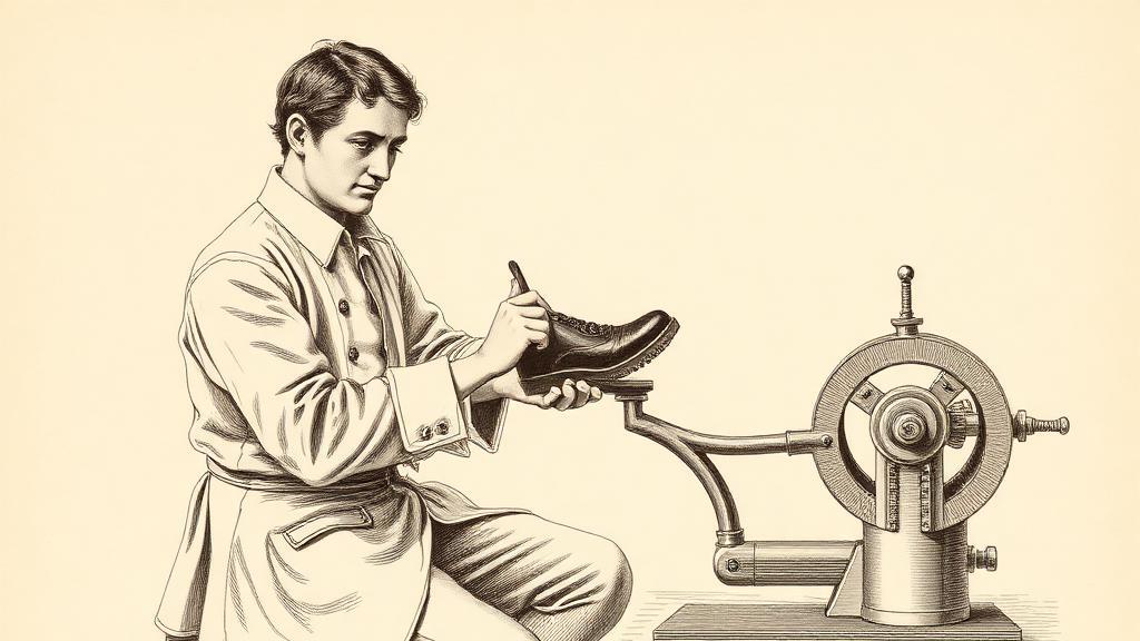 The McKay stitcher, or how a hollow needle ended the age of the hand-sewn shoe