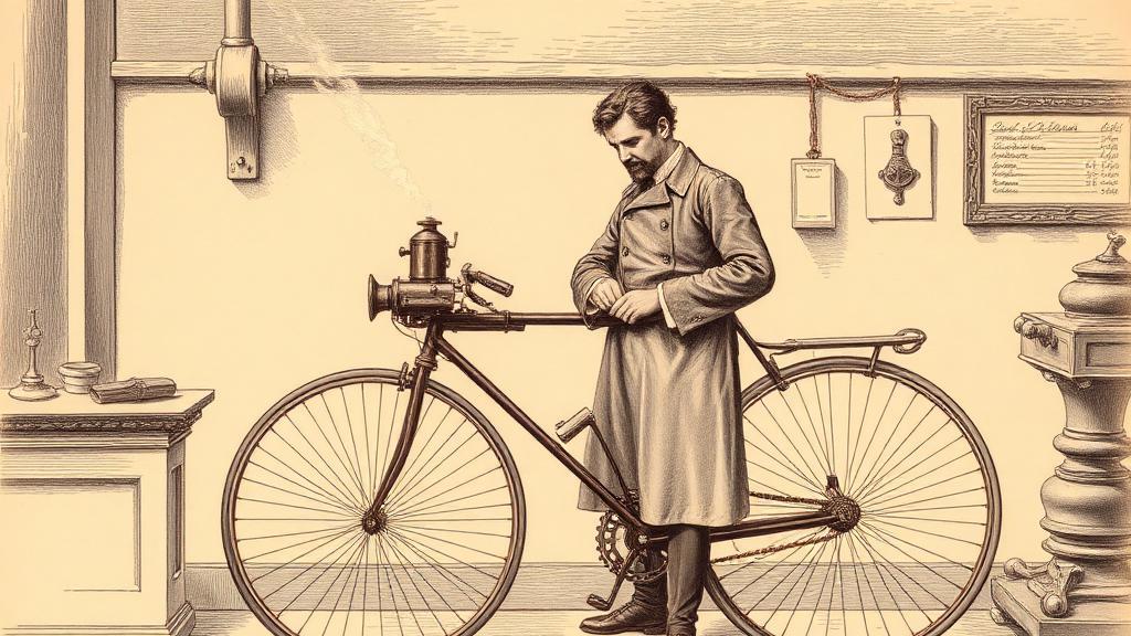 Perreaux's steam velocipede