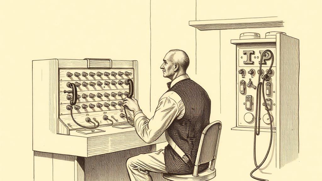 The New Haven exchange, or how a switchboard made from teapot lids wired a city