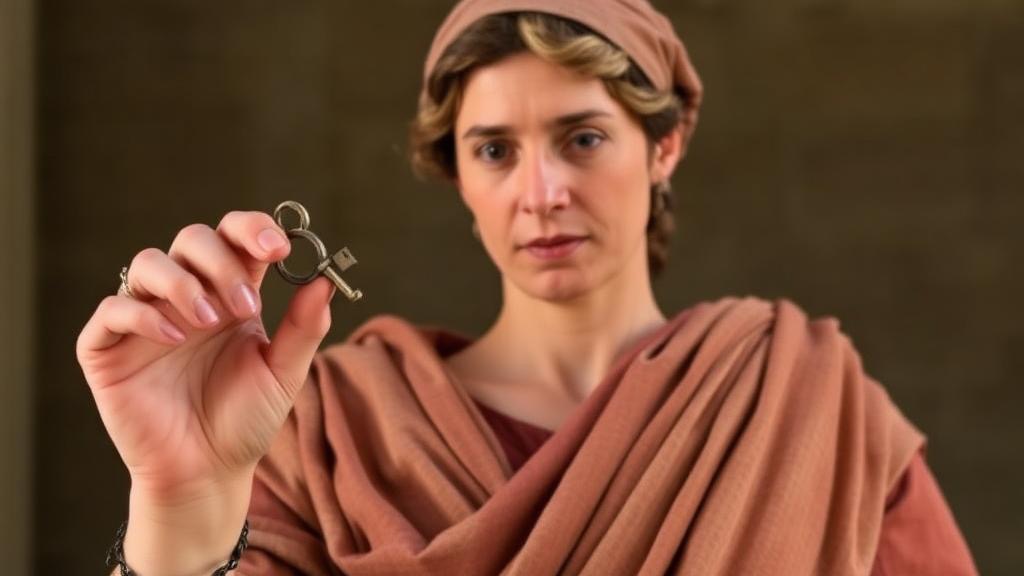 The Roman warded lock
