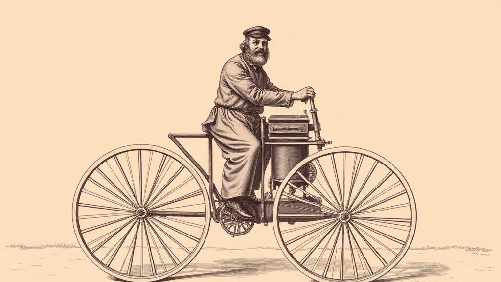 Sylvester Roper's steam velocipede