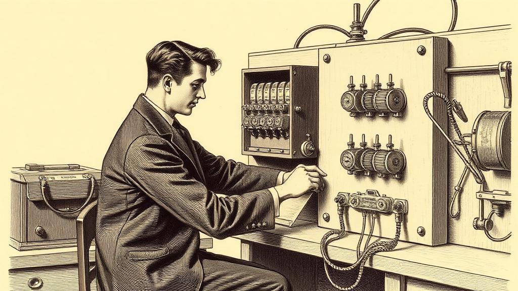 Shannon's switching circuits, 1937