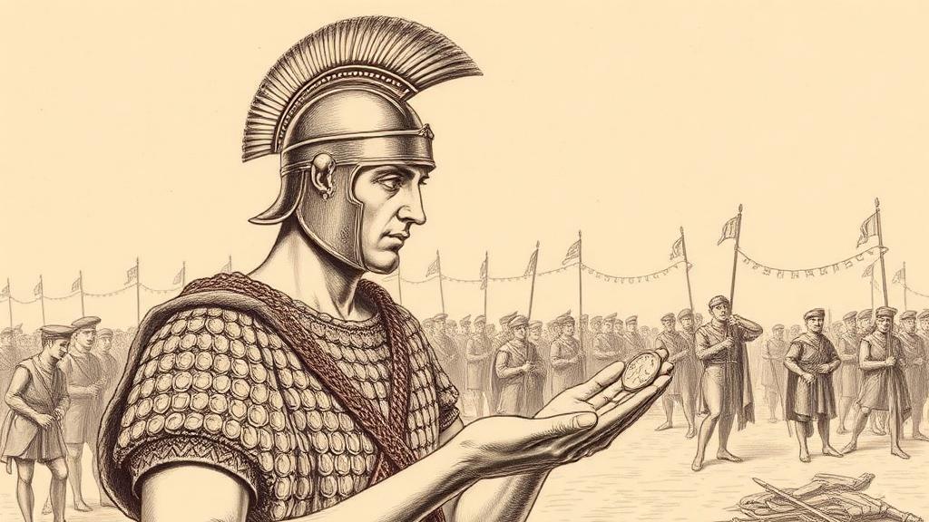 The Roman denarius, or the coin that named money
